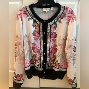 Floral Ted Baker button up blouse